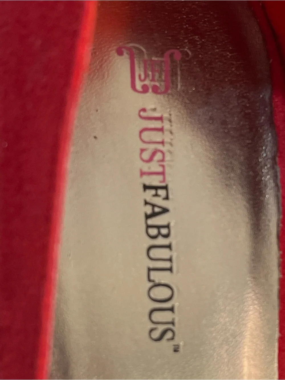 JustFab JustFabulous ALEX Red Faux Suede Platform Stiletto Pumps Womens Size 11M